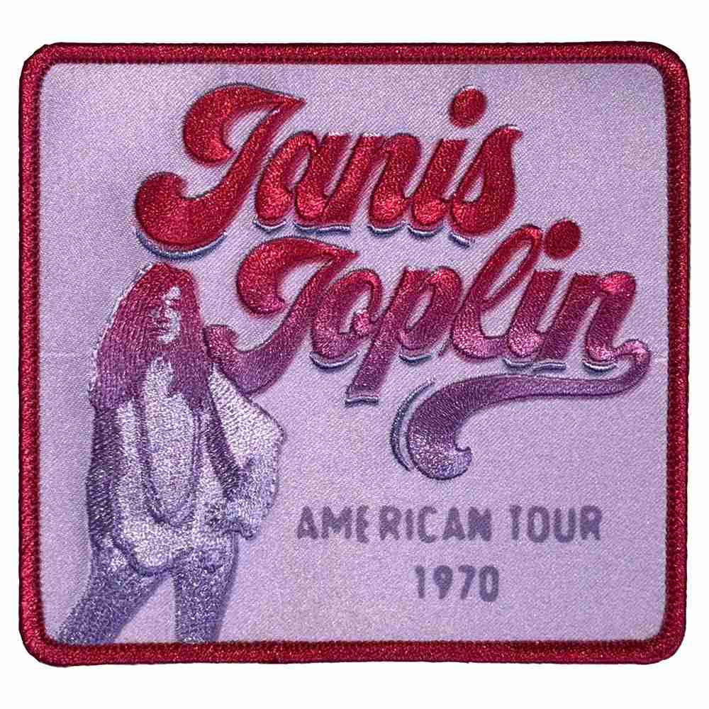 Janis Joplin - American Tour 1970 Patch - Purple